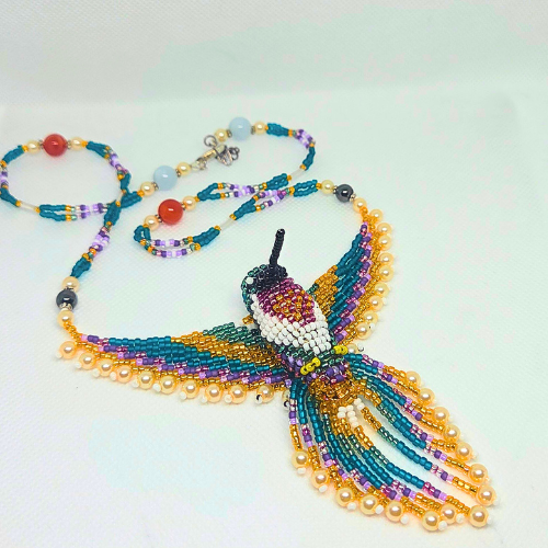 Song of Renewal Hummingbird Necklace - Image 3