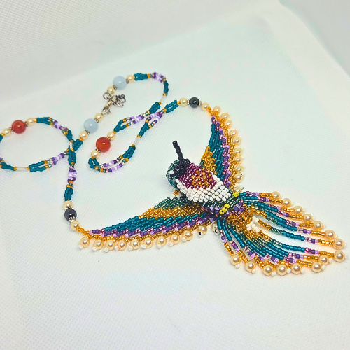 Song of Renewal Hummingbird Necklace - Image 2